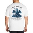 Dads Are Like Dragons Legendary Protective Fatherhood Big And Tall Men's T-Shirt Back Print