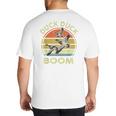 Hunting-Shirt Duck Boom Hunter Dad Grandpa Men Big And Tall Men's T-Shirt Back Print