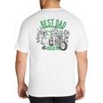 Jurassic World Best Dad Ever Big And Tall Men's T-Shirt Back Print