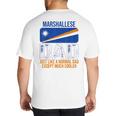 Marshallese Dad Marshall Islands Flag For Father's Day Big And Tall Men's T-Shirt Back Print Marshallese Dad Marshall Islands Flag For Father's Day Big And Tall Men's T-Shirt Back Print