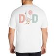 One Silly Goose Dad 1st First Birthday Family Matching Party Big And Tall Men's T-Shirt Back Print
