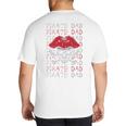 Pirate Dad Skull And Crossbones Tampa Gasparilla Captain Big And Tall Men's T-Shirt Back Print