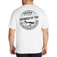 Proud Member Of The Just Resting My Eyes Club Dad Retirement Big And Tall Men's T-Shirt Back Print