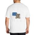 RED Friday For My Dad Military Veteran Deployed Big And Tall Men's T-Shirt Back Print RED Friday For My Dad Military Veteran Deployed Big And Tall Men's T-Shirt Back Print