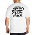 Sexy Cat Dad Father Catfather Kitten Kitty Big And Tall Men's T-Shirt Back Print