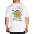 TMNT Michelangelo Dad Fuel Big And Tall Men's T-Shirt Back Print