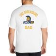 UNC Greensboro UNCG Spartans Arched Dad Big And Tall Men's T-Shirt Back Print