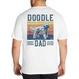 Vintage Doodle Dad Aussie Doodle & Goldendoodle Big And Tall Men's T-Shirt Back Print