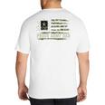 Vintage Proud Army Dad Camo American Flag Veteran Big And Tall Men's T-Shirt Back Print Vintage Proud Army Dad Camo American Flag Veteran Big And Tall Men's T-Shirt Back Print