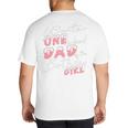 Winter Onederland 1st Birthday Theme Dad Of Birthday Girl Big And Tall Men's T-Shirt Back Print Winter Onederland 1st Birthday Theme Dad Of Birthday Girl Big And Tall Men's T-Shirt Back Print