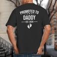 1st Time Dad EST 2026 New Dad New First Fathers Day Big And Tall Men's T-Shirt Back Print