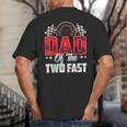 2 Year Old Racing Car Two Fast Birthday 2nd Family Dad Big And Tall Men's T-Shirt Back Print