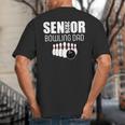 2026 Senior Bowling Dad Bowling Team Parent Helper Big And Tall Men's T-Shirt Back Print