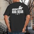 Aba Bear For Jewish Dad With Four Kids On Father's Day Big And Tall Men's T-Shirt Back Print