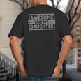 Awesome Like My Daughter Men Fathers Day Daddy Dad Big And Tall Men's T-Shirt Back Print Awesome Like My Daughter Men Fathers Day Daddy Dad Big And Tall Men's T-Shirt Back Print
