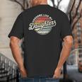 Awesome Like My Daughters Vintage Dad Quote Father Day Big And Tall Men's T-Shirt Back Print