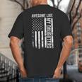 ON Back Awesome Like My Daughters Men Fathers Day Dad Big And Tall Men's T-Shirt Back Print