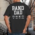 Band Dad Pay Drive Clap Repeat Marching Band Dad Big And Tall Men's T-Shirt Back Print Band Dad Pay Drive Clap Repeat Marching Band Dad Big And Tall Men's T-Shirt Back Print