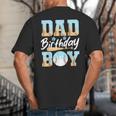 Baseball Ice Cream Drip Dad Of The Birthday Boy Baseball Big And Tall Men's T-Shirt Back Print