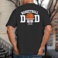 Basketball Dad Big And Tall Men's T-Shirt Back Print Basketball Dad Big And Tall Men's T-Shirt Back Print