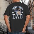 Basketball Dad Coach Sports Fan Big And Tall Men's T-Shirt Back Print