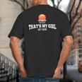 Basketball For Mom & Dad That's My Girl T-Shirt Big And Tall Men's T-Shirt Back Print Basketball For Mom & Dad That's My Girl T-Shirt Big And Tall Men's T-Shirt Back Print
