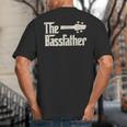 The Bassfather Distressed Bass Player Dad Fathers Day Big And Tall Men's T-Shirt Back Print The Bassfather Distressed Bass Player Dad Fathers Day Big And Tall Men's T-Shirt Back Print
