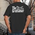 Bbq Dad Retro Grill Father Father's Day Big And Tall Men's T-Shirt Back Print