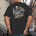 Bearded Dad Daddy Father’s Day My Other Ride Is His Beard Big And Tall Men's T-Shirt Back Print