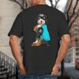 Bernedoodle I Love Dad Tattoo Apparel Dog Dad Dads Big And Tall Men's T-Shirt Back Print