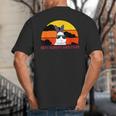 Best Bunny Dad Ever Rabbit Jumper Dad Big And Tall Men's T-Shirt Back Print Best Bunny Dad Ever Rabbit Jumper Dad Big And Tall Men's T-Shirt Back Print