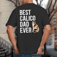 Best Calico Cat Dad Ever Calico Cat Lover Calico Cat Owner Big And Tall Men's T-Shirt Back Print