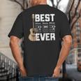 Best Dad Ever Guitarist Father D-A-D Chord Guitar Big And Tall Men's T-Shirt Back Print