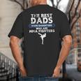 The Best Dads Have Daughters Who Are Mma Fighters Vintage Big And Tall Men's T-Shirt Back Print The Best Dads Have Daughters Who Are Mma Fighters Vintage Big And Tall Men's T-Shirt Back Print