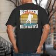 Best Puckin Billet Dad Hockey Big And Tall Men's T-Shirt Back Print