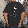 Boss Tuxedo Cat Lovers Tee Shirt For Mom Dad Big And Tall Men's T-Shirt Back Print Boss Tuxedo Cat Lovers Tee Shirt For Mom Dad Big And Tall Men's T-Shirt Back Print