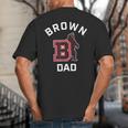 Brown University Bears Arched Dad Big And Tall Men's T-Shirt Back Print