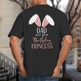 Bunny Dad Of The Birthday Princess Matching Family Big And Tall Men's T-Shirt Back Print