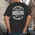 Camping Men Camper RV Camping Vacation Camping Dad Big And Tall Men's T-Shirt Back Print Camping Men Camper RV Camping Vacation Camping Dad Big And Tall Men's T-Shirt Back Print