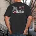 The Cat Father Cat Dad Feline Father Kitten Dad Big And Tall Men's T-Shirt Back Print