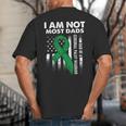 Cerebral Palsy CP Awareness Most Dads Warrior Survivor DA1 Big And Tall Men's T-Shirt Back Print