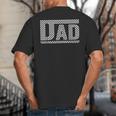 Checkered Dad Dad Father's Day Big And Tall Men's T-Shirt Back Print