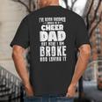 Cheer Dad Big And Tall Men's T-Shirt Back Print