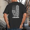Cheer Dad Bodyguard Family Father Cheerleader Squad Big And Tall Men's T-Shirt Back Print