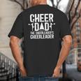 Cheer Dad The Cheerleader's Cheerleader Dad Cheer Father Big And Tall Men's T-Shirt Back Print