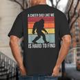 Cheer Dad Cheerleading Bigfoot Big And Tall Men's T-Shirt Back Print