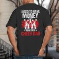 Cheer Dad Cheerleading Fathers Day Big And Tall Men's T-Shirt Back Print