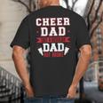 Cheer Dad Like A Regular Dad But Broke Cheerleader Dad Big And Tall Men's T-Shirt Back Print Cheer Dad Like A Regular Dad But Broke Cheerleader Dad Big And Tall Men's T-Shirt Back Print