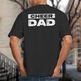 Cheer Dad Shirt Men Fathers Day Cheerleading Dad Big And Tall Men's T-Shirt Back Print