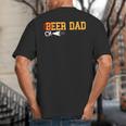 Cheerleader Dad Beer Cheerleading Cheer Dad Big And Tall Men's T-Shirt Back Print
